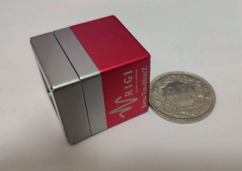 太赫兹相机用于测量光斑,校准太赫兹光路系统